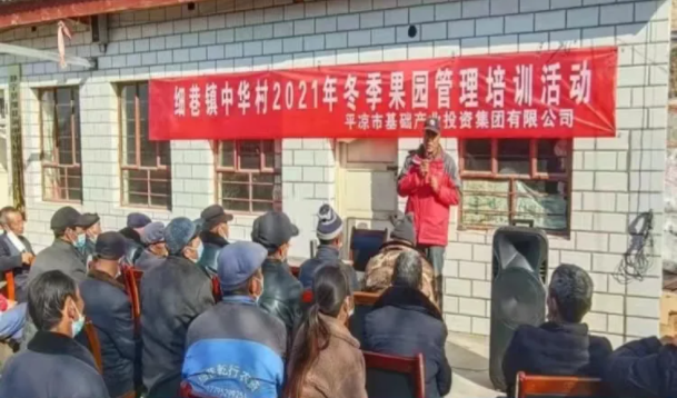 星空平台在静宁帮扶村开展冬季果园管理培训(图4)