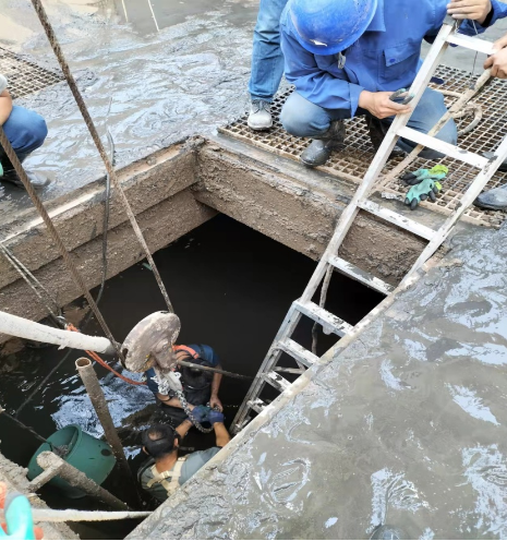 星空平台城东污水处理公司加强设备检修维护确保汛期平稳运行(图2)